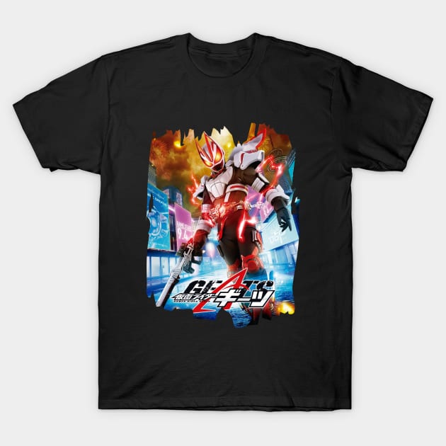 Masked Rider GEATS T-Shirt by kaitokid